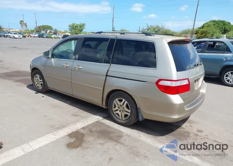 2005 Honda Odyssey Ex-L z USA, uszkodzony, nr VIN 5FNRL38765B052856